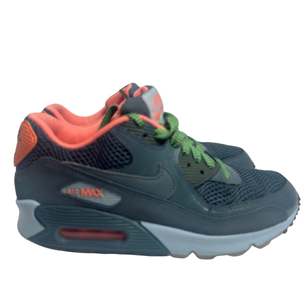 Nike Air Max Sneakers - Dark Gray and Coral